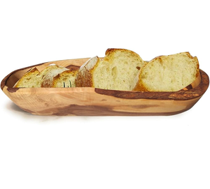 ชามไม้ทำด้วยมือดีไซน์มินิมอลสำหรับใช้ในบ้านเสิร์ฟอาหาร - Product Image 1