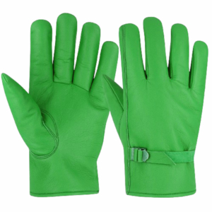 High Quality Grain Leather Working Safety <b>Gloves</b> Premium <b>Drivers</b> Work <b>Gloves</b> with Adjustable Buckle Strap - Product Image 3