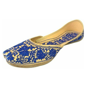 Sandalias Estampadas Hechas a Mano de Primera Calidad, Sandalias de Moda para Mujer, Jutti Punjabi Pakistaní, Khussa Hecho en Pakistán - Product Image 3