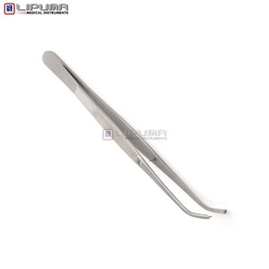 Pince à tissus manuelle Taylor Semken 12,5 cm/4,9 po, à dents encastrées 1x2, instruments chirurgicaux médicaux, norme de sécurité MOL - Product Image 6