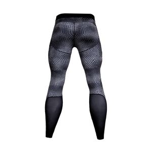 Top Quality Customizable Workout Tights <b>Men's</b> Elastic Waist Yoga Leggings <b>Base</b> <b>Layer</b> Workout Tights Leggings for Sale - Product Image 6