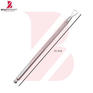 Professional Stainless Steel Triangle Cuticle Pusher Gel Nail Polish Remover Scraper Tool for Manicure Pedicure - Product Image 2