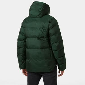 2026 Men's Premium Quality Solid Zip up Oversized Puffer <b>Jacket</b> Winter Warm Custom Quilted Waterproof High Quality Down <b>Jackets</b> - Product Image 2
