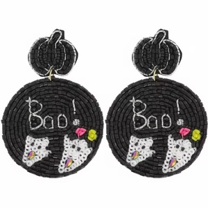 Pendientes de Calabaza con Cuentas, Mariposa, Perlas y Semillas, Accesorios de Joyería Fina - Product Image 4