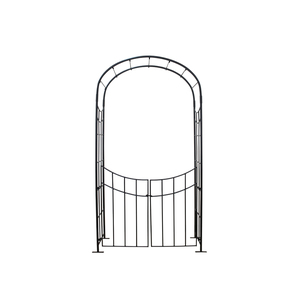 Arche de jardin en fer forgé artistique conçue pour embellir les allées, les cours et les jardins - Product Image 2