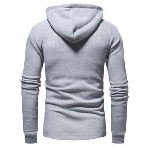 Alta calidad 100% algodón Fleece Heavyweight Zip up Sudaderas con capucha Unisex Streetwear Sudadera con capucha para hombres Moda ZipperHoodie - Product Image 5