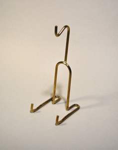 Soporte de Placa Metálica de Hierro Duradero para Exhibición de Platos Decorativos con Bordes Lisos y Soporte Resistente - Product Image 1