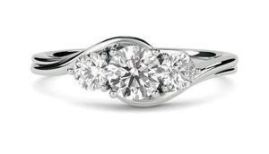 Anillo de boda de eternidad completa con corte marquesa de moissanita para unisex, de plata fina 925 original, regalo para fiesta de bodas para pareja - Product Image 3