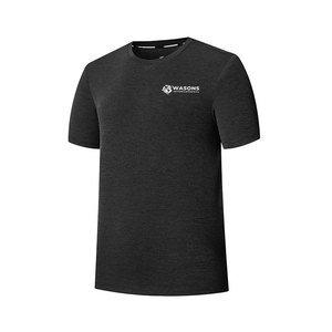 Camiseta Deportiva de Compresión Elástica de Punto Sólido para Hombre, Ligera, Corte Regular, Ropa Deportiva Transpirable para Entrenamiento Atlético - Product Image 1