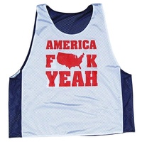 Polyester Mesh Lacrosse Pinnies Hommes Et Femmes Réversible Formation Scrimmage Gilets Attrayant Unique Athlètes
