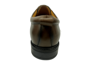 Dlords Christofer – Chaussures Richelieu marron en cuir véritable pour homme, à bout pointu, à lacets, respirantes, doublure en peluche, logo embossé, pour le bureau et la carrière - Product Image 2