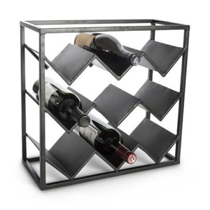 3 Bottle Stainless Steel <b>Wall</b> <b>Mounted</b> <b>Wine</b> <b>Rack</b> And Holder Modern Metal Countertop <b>Wine</b> Storage Organizer Home Bar Display Shelf - Product Image 5