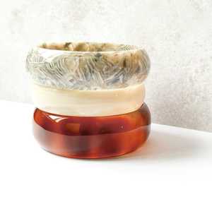 Bracelet en résine acrylique, motif rond, imitation perle, micro-incrustation, bijoux de mode islamique pour femmes, cadeau - Product Image 6