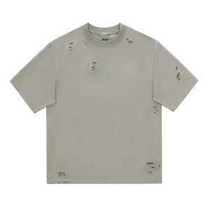 T-shirt Homme Personnalisé en Coton Tricoté 100% Lourd 300 GSM, Coupe Droite, Respirant et Écologique - Product Image 5