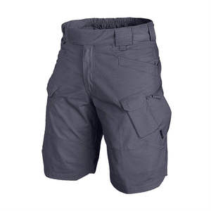 Pantalon cargo court multi-poches pour homme, 100% coton, coupe droite, tissu Oxford, séchage rapide, respirant, vêtements décontractés tendance, OEM - Product Image 4