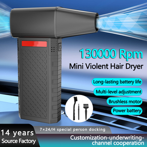 Handheld Turbo Air <b>Duster</b> Battery Powered Plastic Electric Blower 130000RPM Portable Dust Cleaner for Household <b>Cleaning</b> - Product Image 3