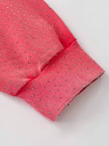 Sudaderas con Capucha de Algodón y Forro Polar con Pedrería en Toda la Superficie, Estilo Oversize para Hombre, Acabado Brillante, Suministro de Marca Personalizada para Streetwear - Product Image 5