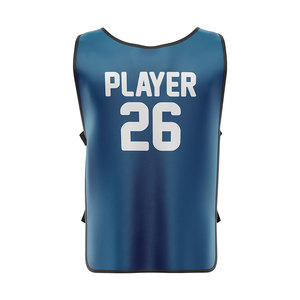 Maillots d'entraînement de football pour hommes grande taille LUUK International, sans manches, 100% polyester, maille respirante, évacuation de l'humidité - Product Image 5