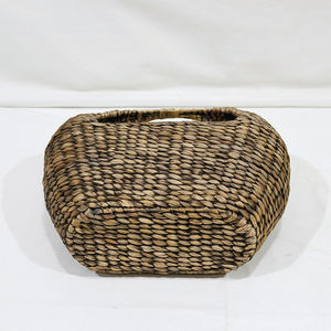 Panier bateau en jacinthe d'eau naturelle Artex Dong Thap, tissé à la main, avec poignée de transport, écologique - Product Image 5