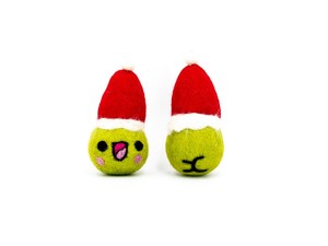 Adorno Colgante de Fieltro de Lana para Árbol de Navidad con Forma de Bruselas Sprout, Novedoso y Original, Decoración Ecológica, Set de Recuerdos para Fiestas al por Mayor - Product Image 4
