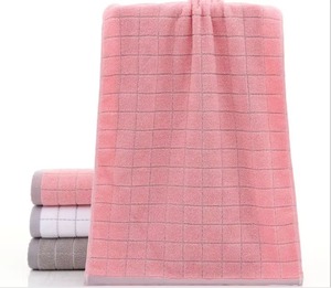 Ensemble de serviettes douces 100% coton, couleur unie, rectangulaires, écologiques, séchage rapide, douces pour la peau, gris, rose, blanc, pour la maison - Product Image 6