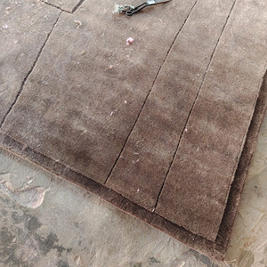 Tapis élégant fait main en laine de Nouvelle-Zélande, tapis géométrique contemporain, tapis de luxe neutre pour la maison, prix d'usine - Product Image 5