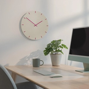 นาฬิกาแขวนผนังทรงกลม ดีไซน์เรียบหรู โครงโลหะแข็งแรงทนทาน เหมาะสำหรับห้องนั่งเล่น ห้องนอน และสำนักงาน จากอินเดีย - Product Image 6