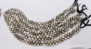 ลูกปัดคริสตัลทรงหัวใจเคลือบผิวธรรมชาติ AAA ขนาด 6 ถึง 8 มม. ลูกปัดคริสตัลแบบเส้นยาว 9 นิ้ว คุณภาพสูง คริสตัลควอตซ์เจียระไน - Product Image 6