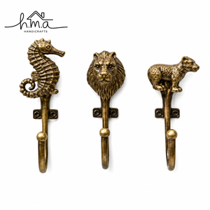 Handcrafted Solid Brass Giraffe Head Wall Hook Decorative Animal <b>Coat</b> Hook Key Holder Towel <b>Robe</b> Hanger Home Decor - Product Image 4