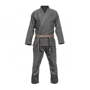 Kimono de Jiu Jitsu Brasileño BJJ, 100% Algodón, Blanco, Corte Regular, Transpirable, Peso de la Tela 480g, con Logotipo Frontal, para Adultos Unisex - Product Image 1