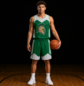Service OEM, Dernier Design, Maillots de Basketball Personnalisés pour Hommes, Ensembles d'Uniformes d'Équipe, Tissu en Maille 100% Polyester, Haut à Col en V, Tendance Actuelle - Product Image 1