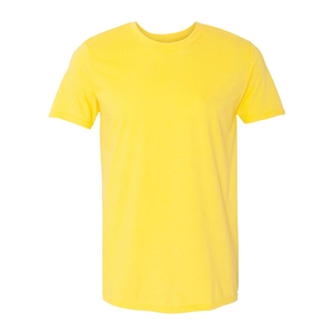 เสื้อยืดผู้ชายสีพื้น ผ้าฝ้ายถัก 100% ทรงปกติ คอกลม แขนสั้น สวมใส่สบาย ระบายอากาศได้ดี - Product Image 2