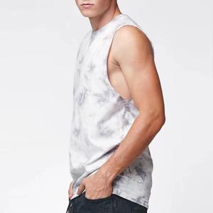 Débardeur de sport tricoté sans manches pour homme, effet délavé, idéal pour le fitness et les activités de plein air - Product Image 3