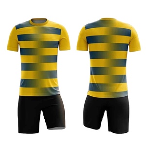 Conjunto de Camiseta de Fútbol Sublimada con Cuello Redondo Blanco para Hombre, Manga Corta, Estampado Geométrico, Absorbe la Humedad, 100% Poliéster, Uniforme para Adultos - Product Image 5