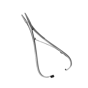 Mathieu Needle <b>Holder</b> 14 cm Surgical Dental Instrument Stainless Steel Precision Suturing Microsurgery Tool Professional Kit - Product Image 3