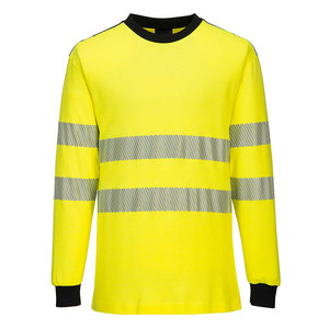 T-shirts de travail de nuit pour hommes, uniformes de sécurité pour la construction, uniformes de sécurité pour atelier, chemises réfléchissantes à manches longues personnalisées à haute visibilité - Product Image 3