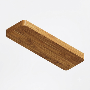 Plato de Servir Rectangular Dinámico, de Madera de Teca Natural Sostenible, Apto para Alimentos, Sin Pintura ni Barniz, Halal, Personalizado para Cocina - Product Image 6