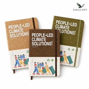 Set de Cuaderno Magnético de Cuero Ecológico Promocional, Diario de Corcho con Residuos de Café, Caja para Bolígrafo, Regalo Ejecutivo Corporativo - Product Image 1