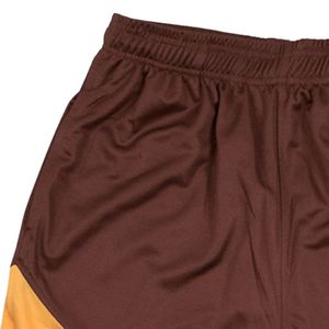 Shorts de basketball Iota Phi Theta marron et or – Tenue grecque pour fraternité – Short athlétique performant et élégant – Vêtements de sport - Product Image 6