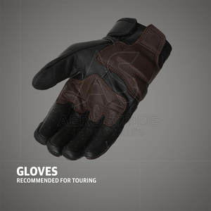 ถุงมือหนังสำหรับแข่งรถคุณภาพดีที่สุด - ออกแบบกันลื่นแบบเต็มนิ้ว ปรับแต่งได้ ใช้สำหรับกีฬา ผลิตในประเทศปากีสถาน - Product Image 3