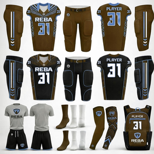 Elite Custom American Football Uniform Kit Sublimated Jersey Pants <b>Socks</b> Reba Sports Full Team Package - Product Image 5