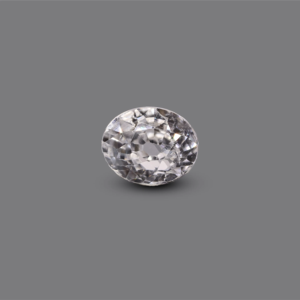 Natural White Zircon 4.45 Carat Loose Gemstone for Fine Jewelry - Product Image 1