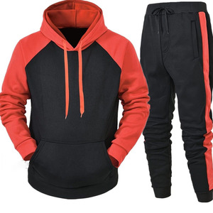 Conjunto Deportivo para Hombre, Chaqueta con Cierre Completo y Pantalones, Ropa Deportiva para Entrenamiento, Running, Ejercicio, Casual, Corte Regular - Product Image 2