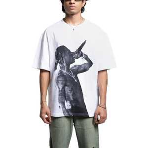 T-shirt Homme Épaules Tombantes Respirant et Durable Léger avec Impression Personnalisée 2026 - Product Image 1