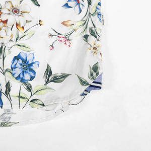 Chemises hawaïennes décontractées pour hommes, à manches courtes, imprimées de motifs floraux tropicaux, style Aloha, pour les vacances, sur mesure OEM/ODM - Product Image 3