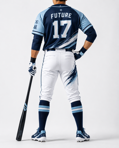 Men’s Baseball Uniform Set Custom Athletic Jersey and Pants - Product Image 2