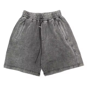 Conjunto de Pantalones Cortos y Camisetas Deportivas de Alta Calidad con Lavado Ácido, Tejido hasta la Rodilla, Patrón 3D, Cierre con Cordón, Estilo Casual para Hombre - Product Image 1