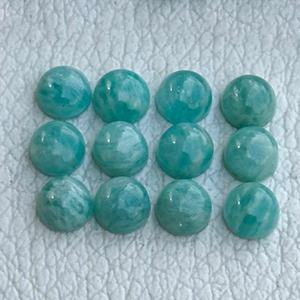 Hot Selling 10mm Natural Blue Amazonite Smooth Round Cabochon Wholesale Customized Handcrafted Gemstone Jewelry From Supplier - Product Image 4