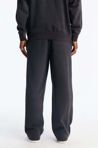 High Quality 430gsm Washed Wide Leg Pants Blank Streetwear Sport <b>Trousers</b> Cotton Fleece Baggy Men Wide Leg Sweatpants - Product Image 2