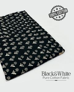 Tela de algodón modesta con un patrón impreso único, ideal para trajes de algodón y minivestidos de algodón. Compre al mejor precio de un proveedor indio. - Product Image 4